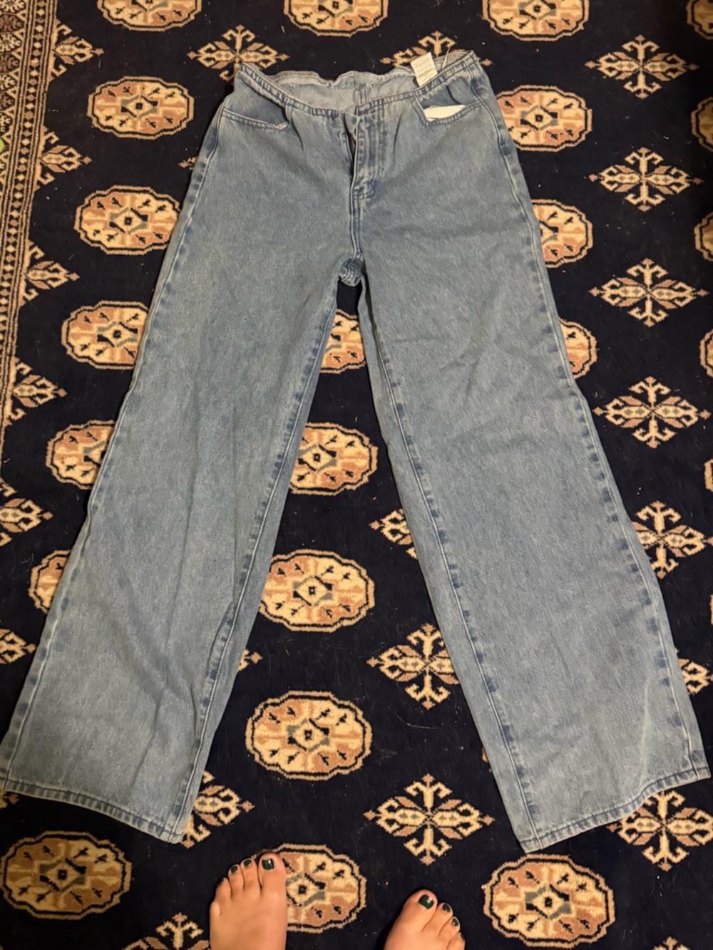 Muse Light Wash Wide-Leg Flare Jeans